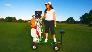 Illustration for article titled A Golf Cart Skateboard Sounds Like the Best Way To Play 18 Holes